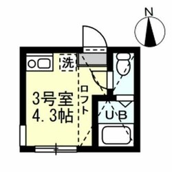 ユナイト鶴見sun merryの物件間取画像